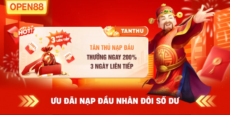 Ưu Đãi Nạp Đầu Nhân Đôi Số Dư